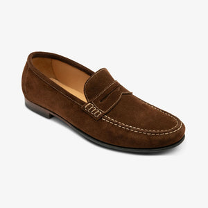 Jefferson Suede Loafer in Brown