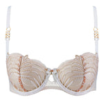 AUBADE Hypnolove Half Cup Bra in Gold Feather
