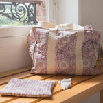 Lilio Cotton Bag in Pink Daisy Garden