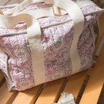 Lilio Cotton Bag in Pink Daisy Garden
