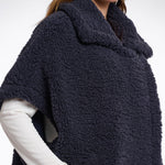 RINO & PELLE Luca Teddy Cape in Night Grey