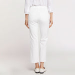 Marilyn Straight Ankle Jeans in Optic White
