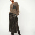 MOS MOSH MMAlila Mohair Knit in Falcon