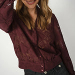 MOS MOSH MMMonia Yen Lace Shirt in Fudge