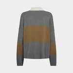 MOS MOSH MMWylie Tani Bold Stripe Knit in True Camel