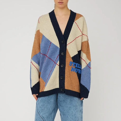 STELLA NOVA Back to School Maxi Cardigan in Blue Sea