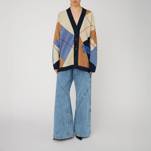 STELLA NOVA Back to School Maxi Cardigan in Blue Sea