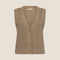 MOS MOSH MMKirby Knit Vest in Savannah Tan