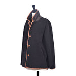 Porlock Reversible Sheepskin Jacket in Ebony/Brown