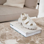 Posey Fisherman Sandals in Off White