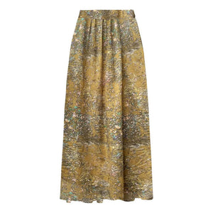 Hailey Midi Skirt in Moss