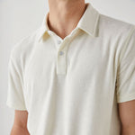 Rhen S/S Polo Shirt in Pearl