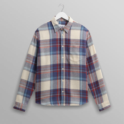 WAX LONDON Shelly Shirt in Blue and Multicolour