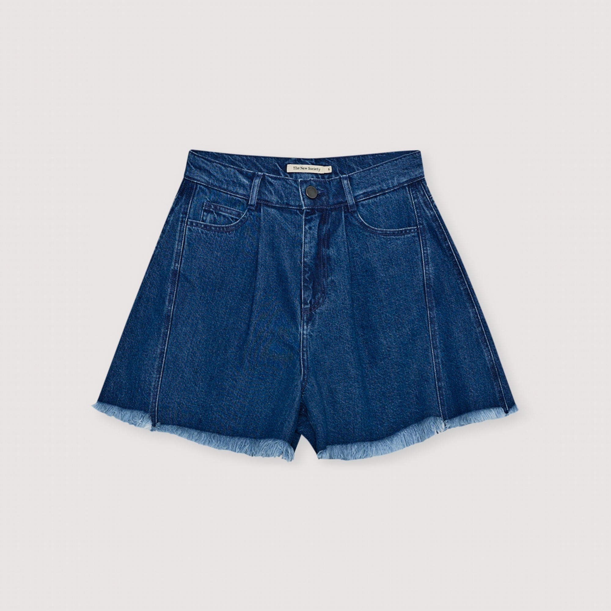 THE NEW SOCIETY TNS Denim Shorts in Indigo Denim Blue | Collen & Clare