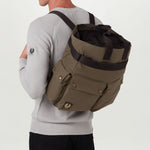 BELSTAFF Trialmaster 2 Way Tote in Faded/Olive