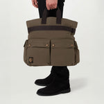 BELSTAFF Trialmaster 2 Way Tote in Faded/Olive