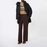 WEEKEND MAX MARA Petra Trouser in Chocolate