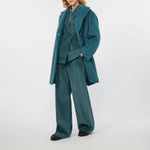 WEEKEND MAX MARA Tania Wide Leg Trouser in Oil