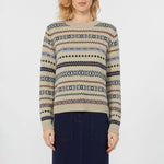 WEEKEND MAX MARA Quirite Jacquard Jumper in Ecru