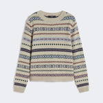 WEEKEND MAX MARA Quirite Jacquard Jumper in Ecru