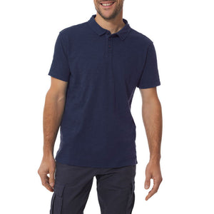 Alet S/S Polo Shirt in Navy