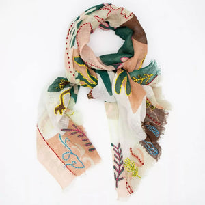 Alize Linen Scarf in Rose