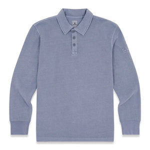 Arthur L/S Polo Shirt in Storm Grey