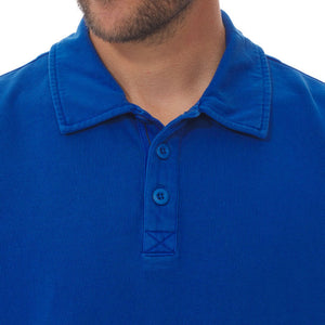 Awen S/S Polo Shirt in Nautic Blue