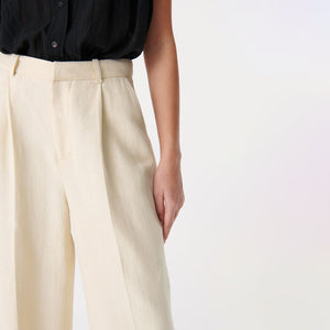Cyrano Trousers in Beige/Ivory