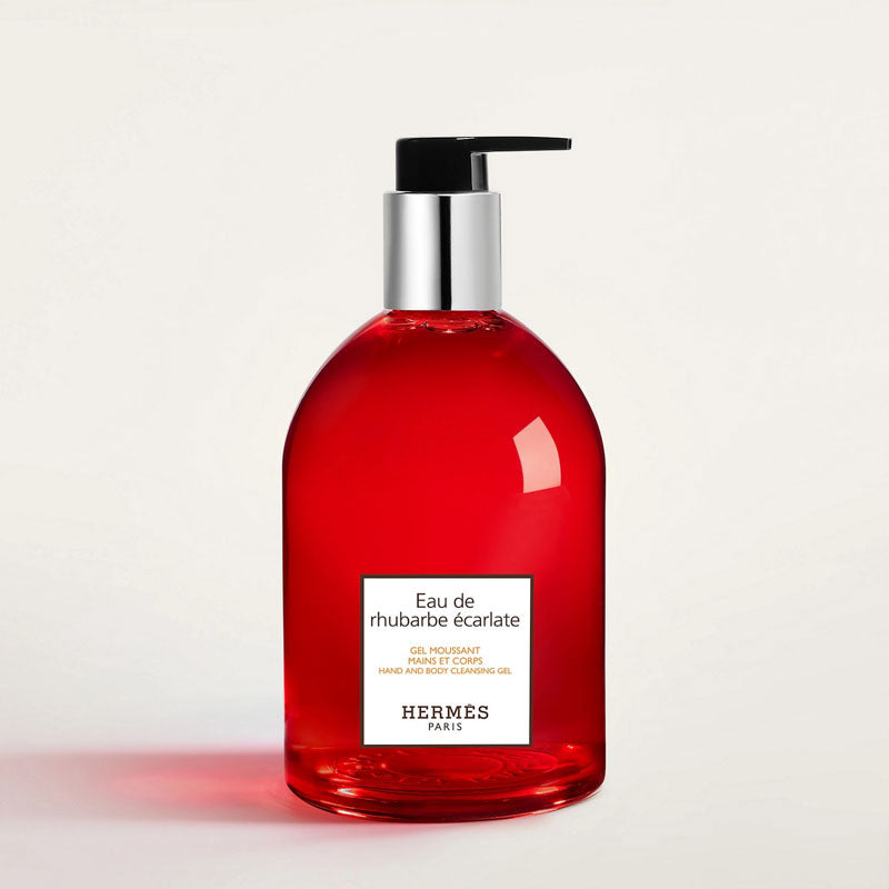 HERMES Eau de rhubarbe éclatée 300ml HERMES Eau de Rhubarbe Ecarlate Hand & Body Cleansing Gel
