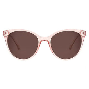 Millie Reading Sunglasses in Transparent Pink