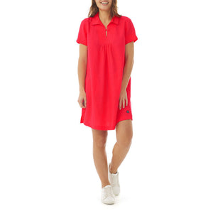 Granette Short Dress in Red