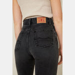 Liora Cropped Jeans in Holo Grey Used