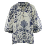 Lida L/S Blouse in Blue