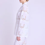 Vizena Broderie Anglaise Jacket in White
