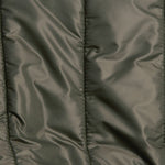 Baffle Quilted Dog Coat in Dark Olive