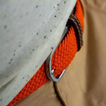 Elastic Woven Belt - Orange vermillion