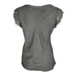 Billy Lace Top in Grey