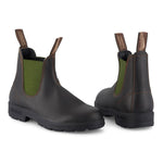 519 Leather Boots in Stout Brown/Olive