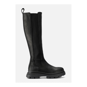 Slim High Boots in New Black