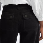 Hayden Corduroy Trousers in Black