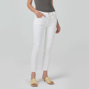 Emerson 27" Cropped Jeans in Pearl