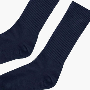 Organic Active Socks in Navy Blue