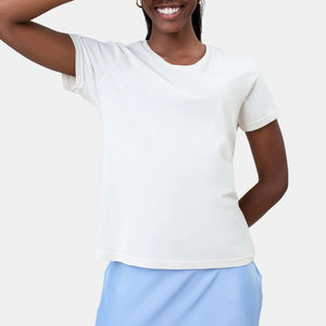 Womens Light Organic T Shirt in Optical White