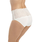 Lace Ease Invisible Full Brief in Ivory