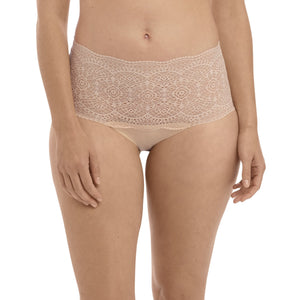 Lace Ease Invisible Full Brief in Natural Beige