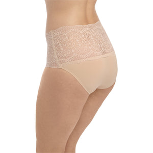 Lace Ease Invisible Full Brief in Natural Beige