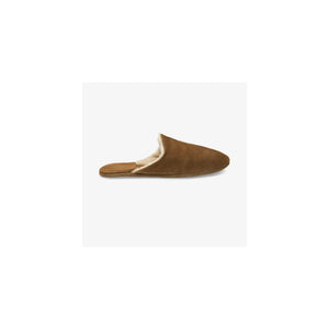 Cavalry Suede Slippers in Tan