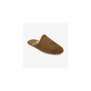 Cavalry Suede Slippers in Tan