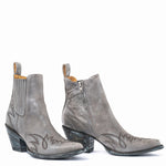 Fury Cowboy Boots in Silver